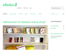 Tablet Screenshot of elastica.ch